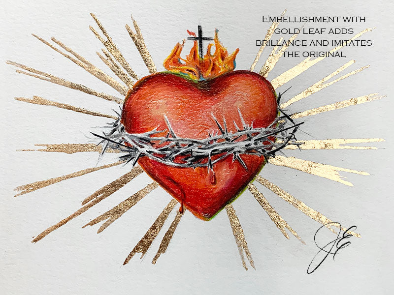Sacred Heart of Jesus - Jill Elizabeth Art